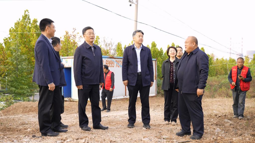 市级林长刘飞到罗庄区开展巡林工作